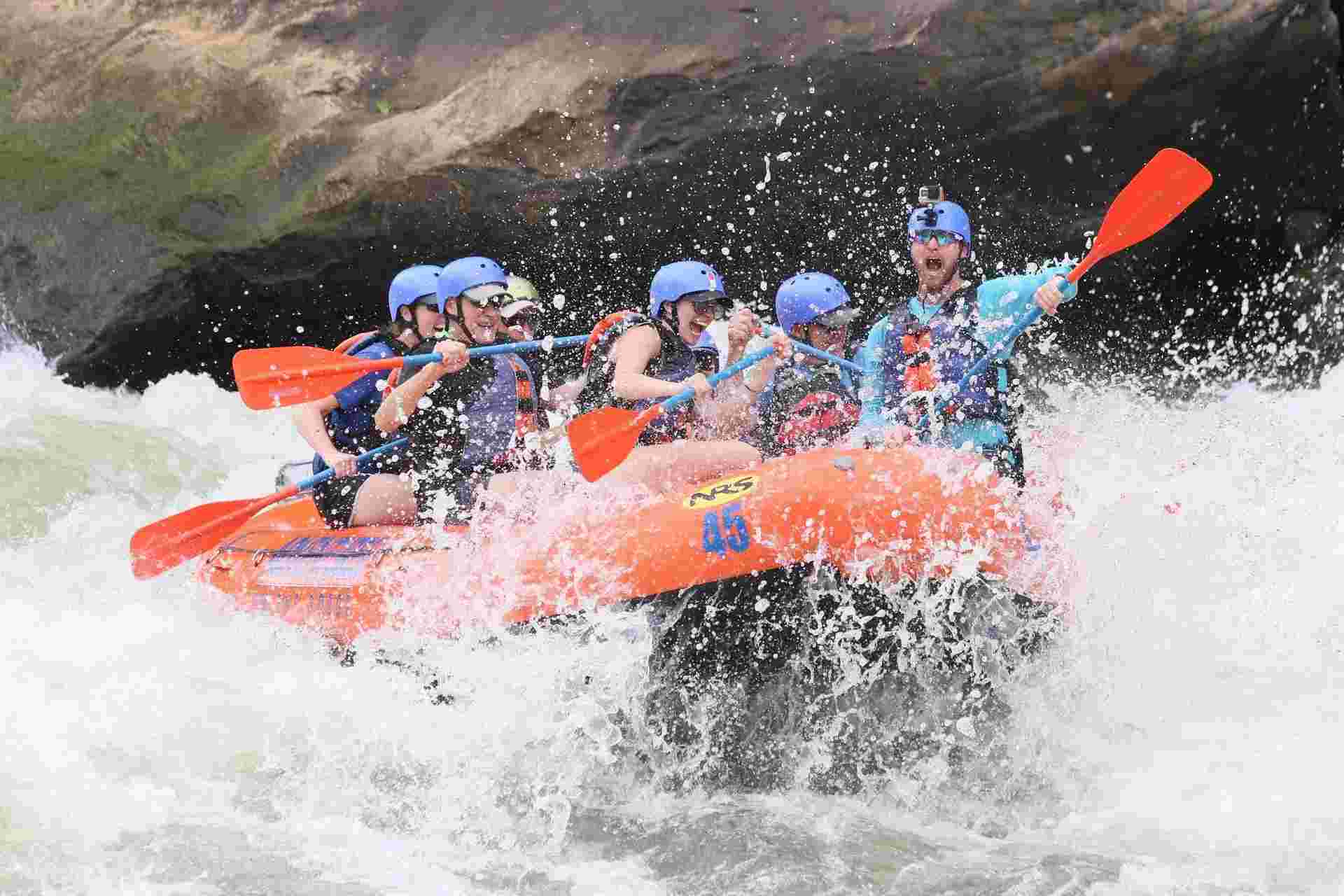 water rafting is sport or recreational activity