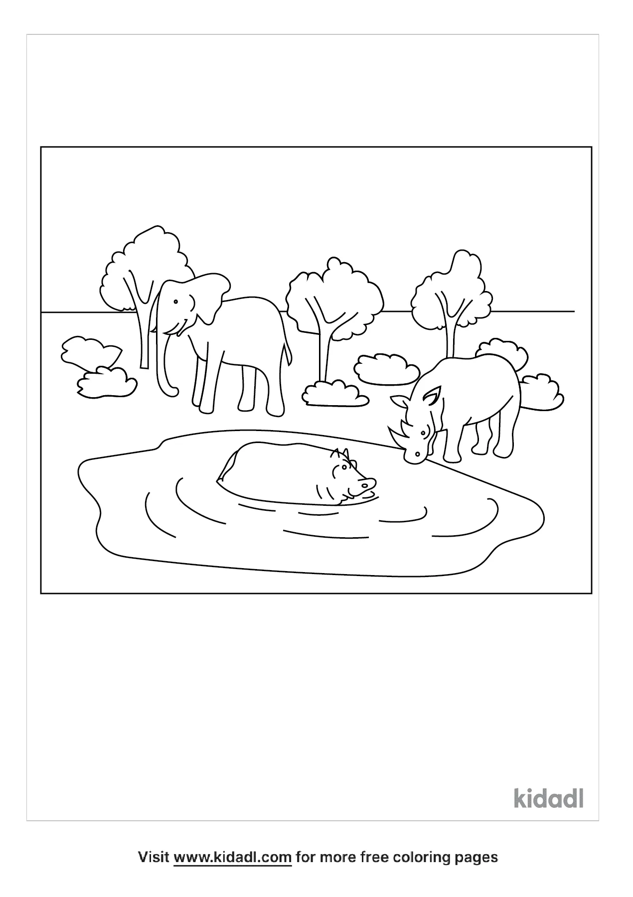 holes coloring pages