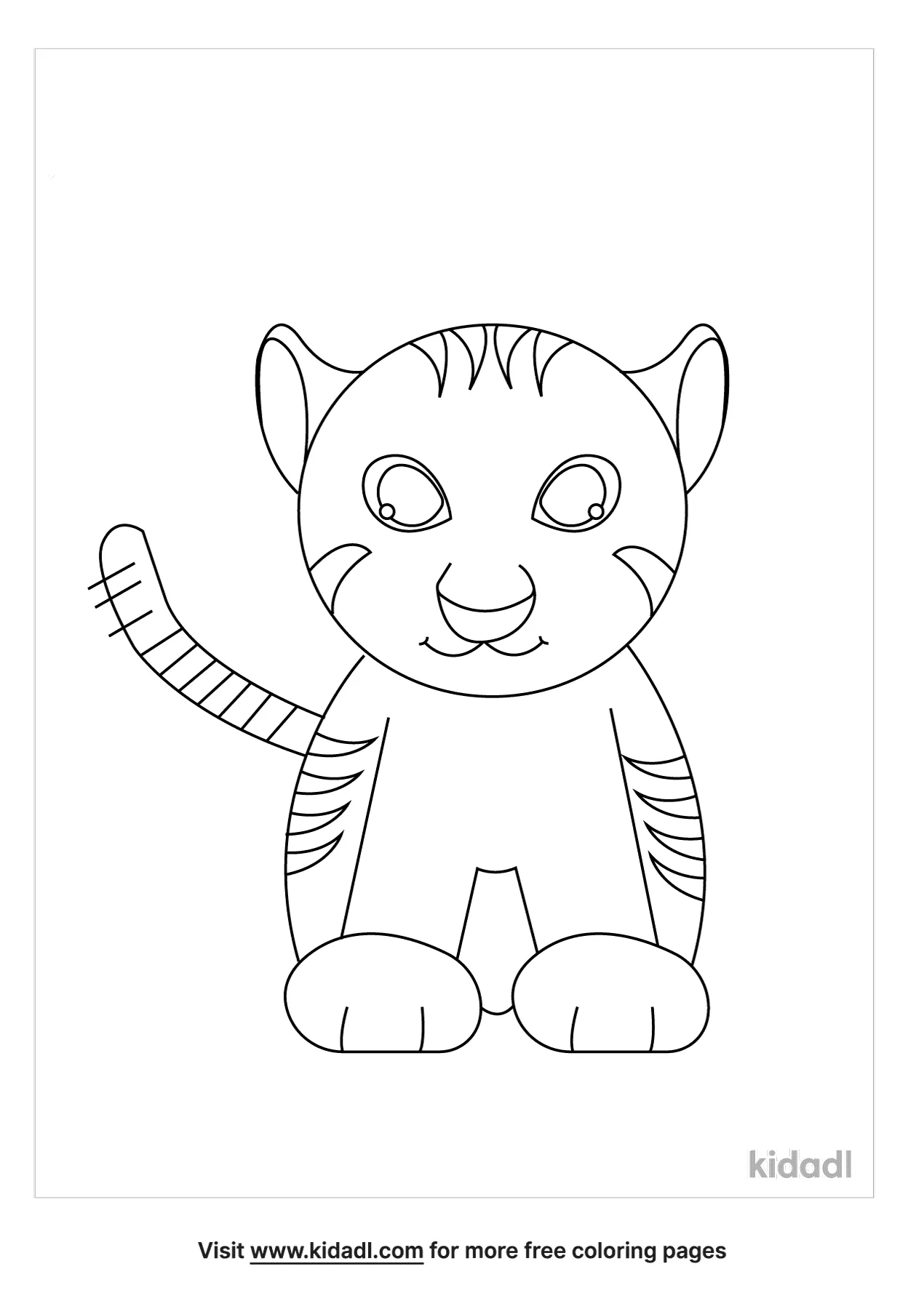 white tigers coloring pages