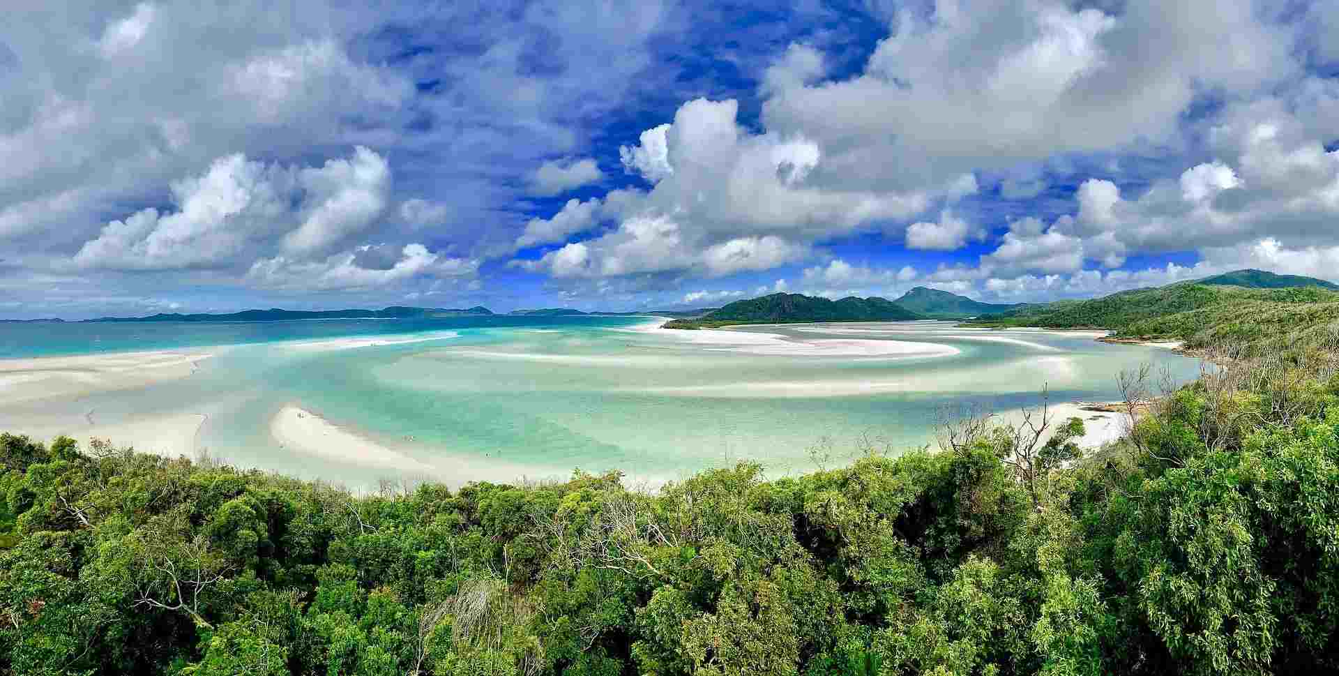 Whitehaven Beach in Australia is the whitest beach on earth.