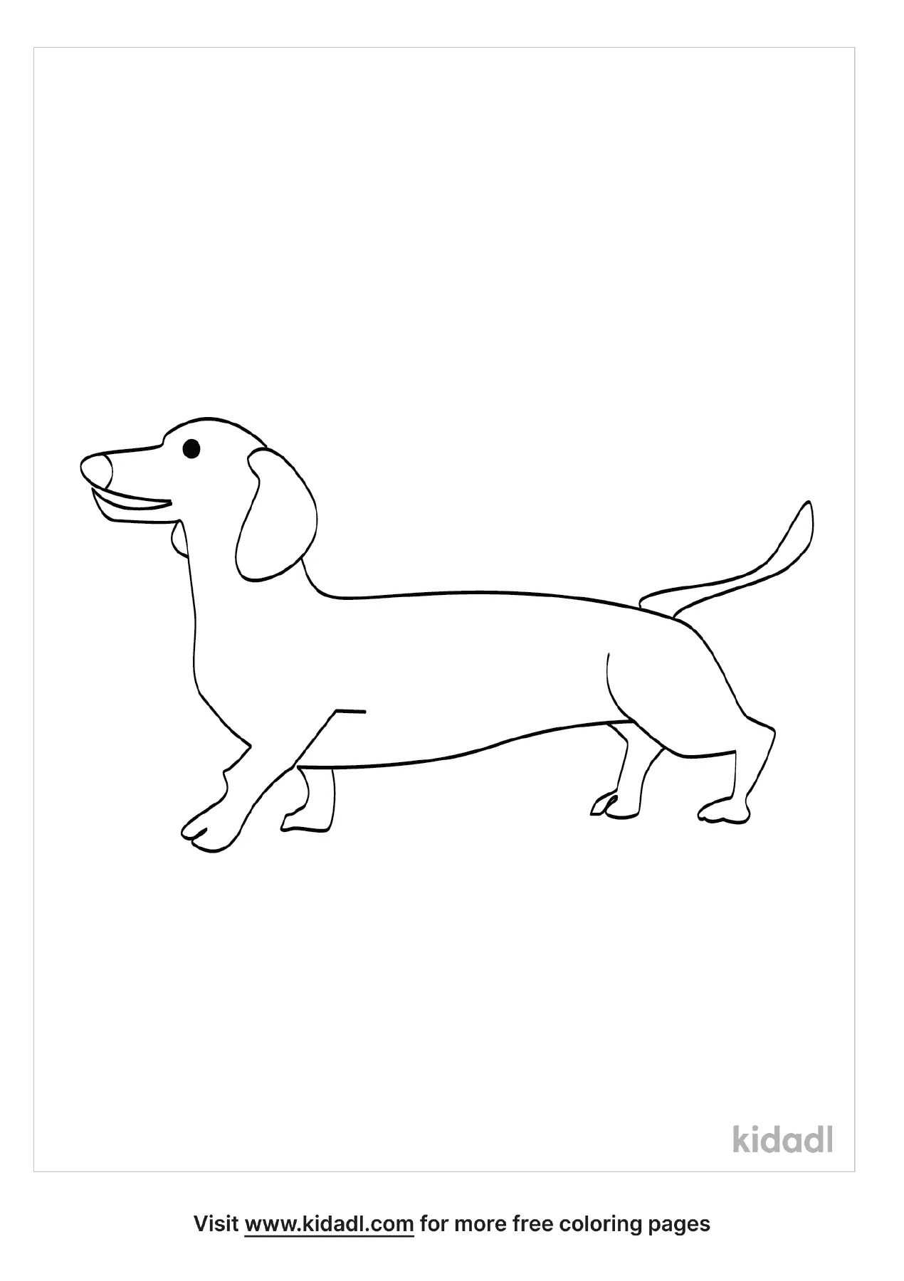 dachshund dog coloring pages